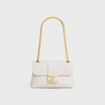 TEEN CELINE VICTOIRE BAG IN SUPPLE CALFSKIN WHITE - Image 5